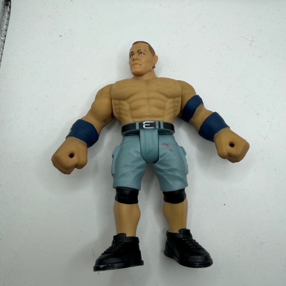 WWE John Cena Action Figure Mattel Wrestling Toy Blue Shorts 7 Inch